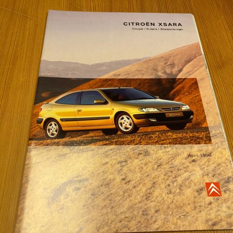 BILBROSJYRE - CITROËN XSARA COUPÈ/5-DØRS/STASJONSVOGN - 1998