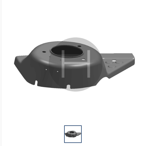 Støtdempertårn sveiseplate Saab 9-3