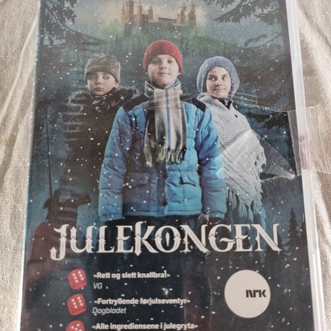 Julekongen DVD ny forseglet NRK julekalender norsk tekst