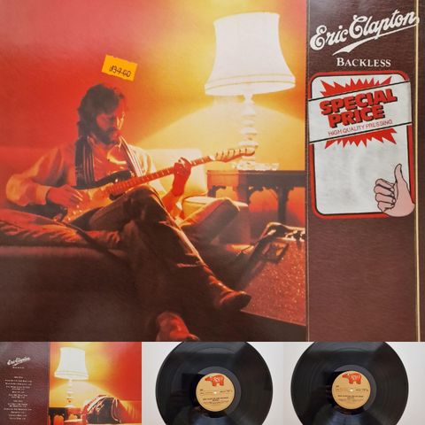 ERIC CLAPTON AND HIS BAND/BACKLESS 1978 - VINTAGE/RETRO LP-VINYL (ALBUM)