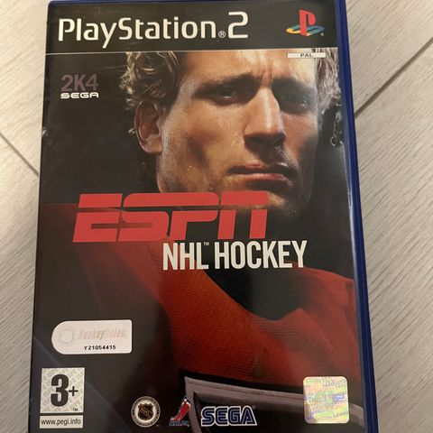 ESPN NHL Hockey Ps2 Playstation 2