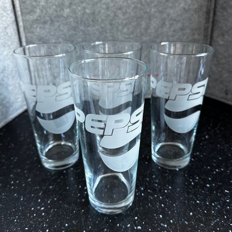 4 stk PEPSI glass