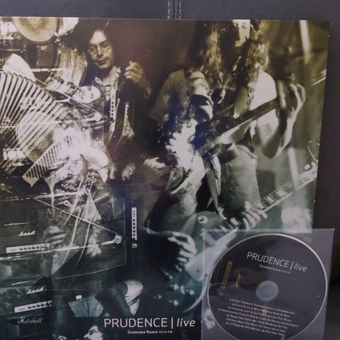 Prudence Live i Sverige 1973 LP + CD