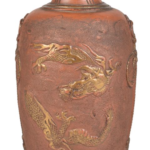 Kinesisk terracotta vase