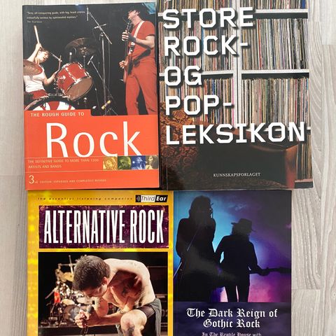 4 bøker om pop-/rockhistorie