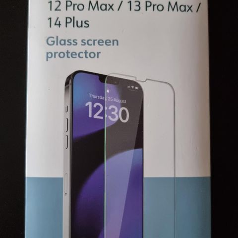 Glass screen protector til iPhone 12 Pro Max/ 13 Pro Max/ 14 Plus