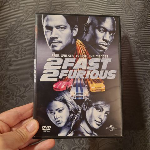 2 Fast 2 Furious (DVD action film) med norsk tekst.