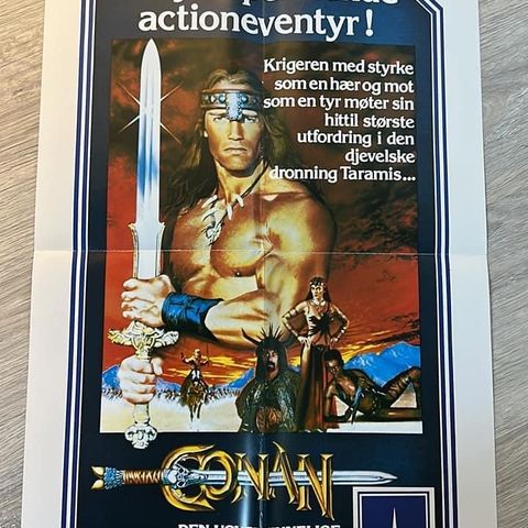 Filmplakat: Conan den uovervinnelige (Norsk, original) - SJELDEN