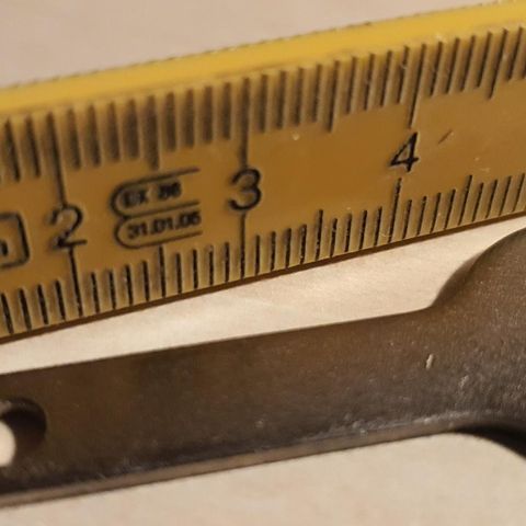 9 mm lomme-fastnøkkel