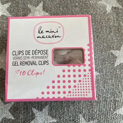 Nye Le mini macaron gel removal clips