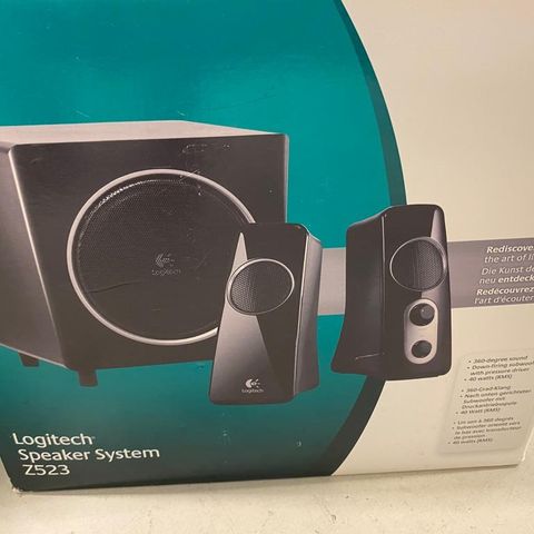 Logitech speaker system Z523