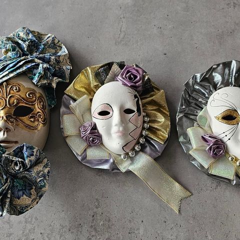 Nydelig håndlaget masker fra Venezia.