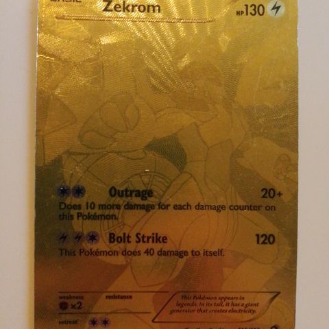 Zekrom 115/113 Gold - Legendary Treasures