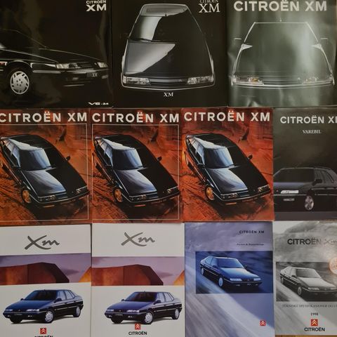 Citroën XM brosjyrer selges