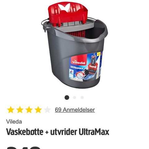 Veileda Mikrofibermopp + bøtte