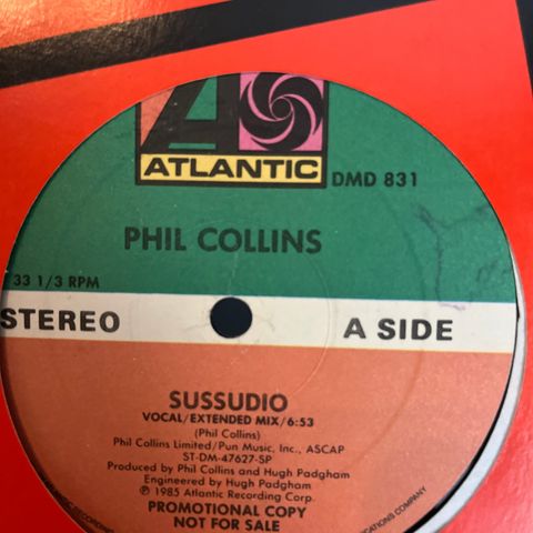 Phil Collins - Sussudio (Promo)