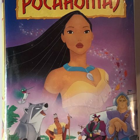 Walt Disney Masterpiece Pocahontas VHS 5741 (fra 1996) 🔥FORSEGLET!!