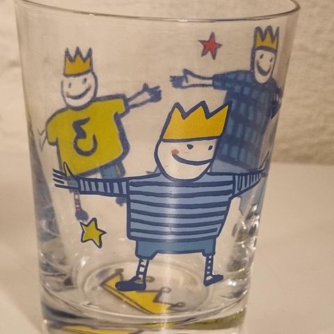 Glass til Porsgrund Porselen Prins barneservice