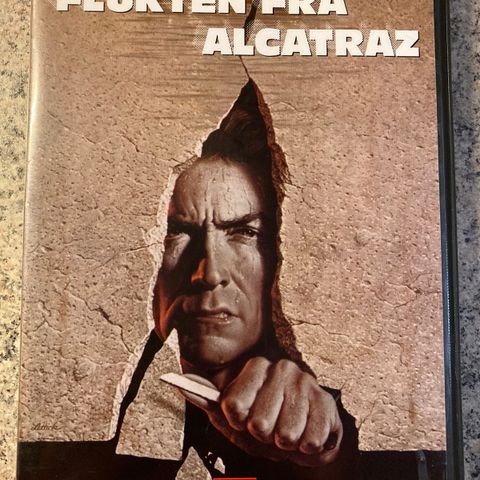 Flukten fra Alcatraz. Norsk tekst.