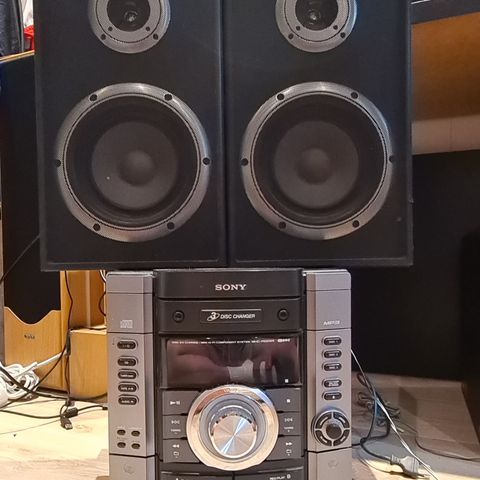 SONY høyttaler med stereo mixer