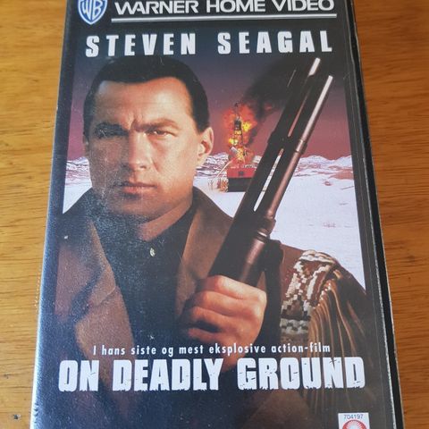 On Deadly Ground med Steven Seagal vhs