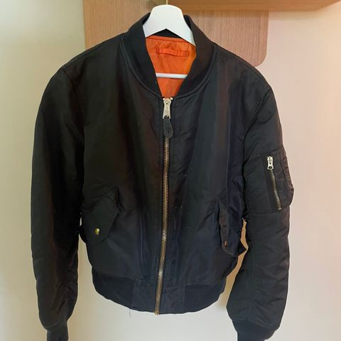 Alpha Industries Black Bomber Aviator small herre