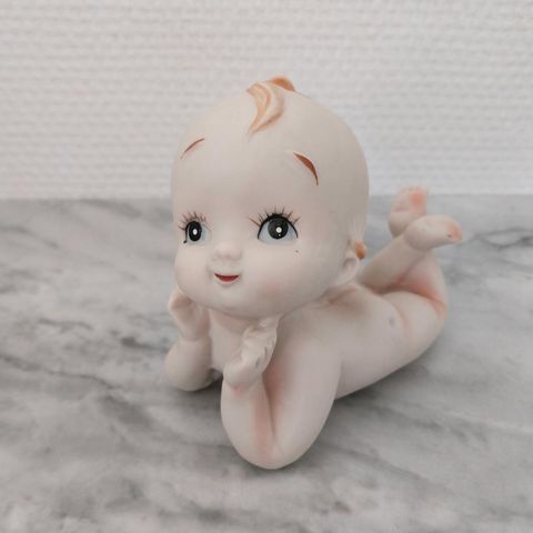 Kewpie dukke/baby i porselen