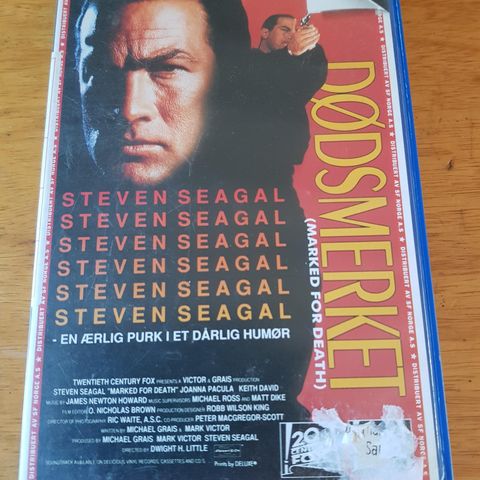 Dødsmerke med Steven Seagal bigbox leie vhs