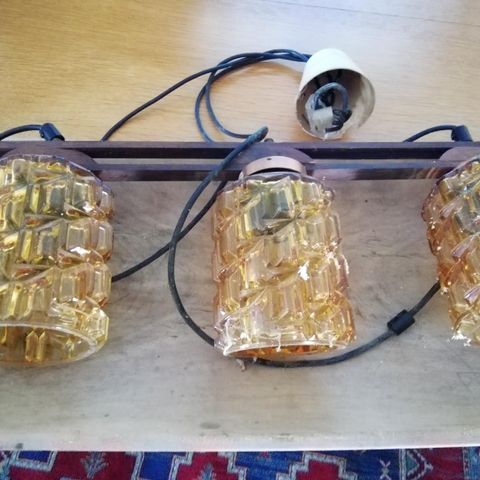 Gammel lampe fra 50/60 tallet