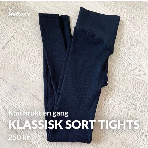 Klassisk sort tights