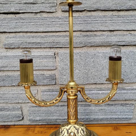Vintage/retro bordlampe i messing fra Selecto