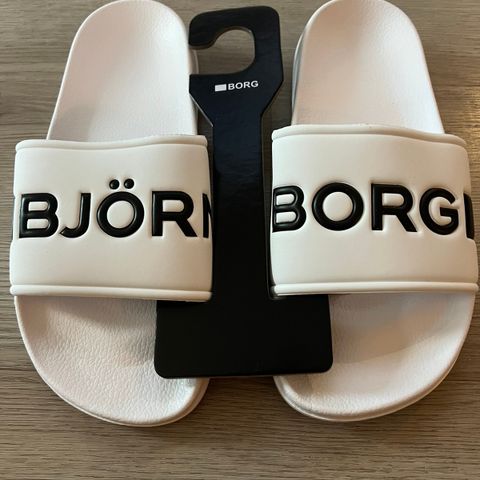 Nye Bjørn Borg sandaler. hvite str 39