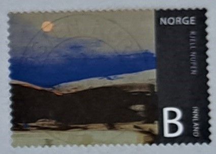 NK 1706. Norsk kunst II. SOMMERNATT. Lett stemplet.