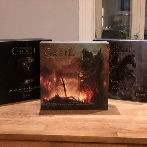 Tainted Grail / Monsters of Avalon / Age of Legends & Last Knight (Kickstarter)