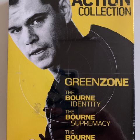 Matt Damon Action Collection (ny i plast), norsk tekst