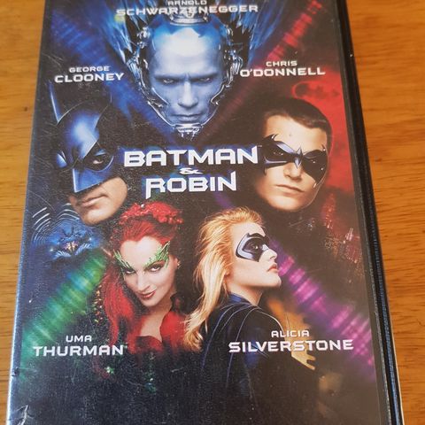 Batman and Robin med Arnold Schwarzenegger vhs