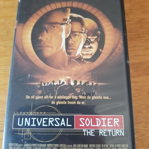 Universal Soldiers the returen med Jean Clean Van Damme vhs