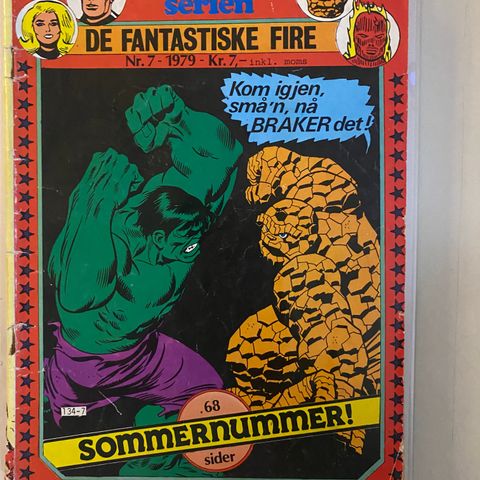 Fantastiske fire (atlantic serien) 1979 nr 7