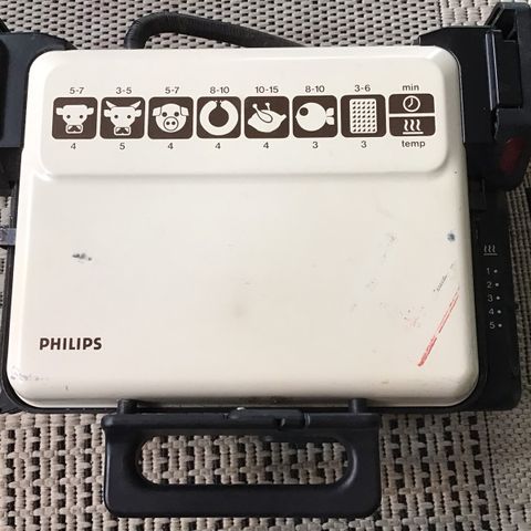 Philips elektrisk bordgrill