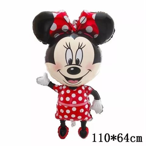 Folieballong pakke (Mickey mouse, Minnie mouse og 1-tall folieballong)