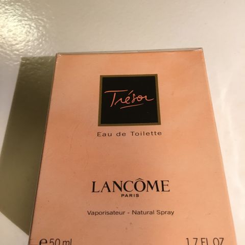 Lancome.  TRESOR.  50 ml. Edt. Ny i folie. Duft, parfyme