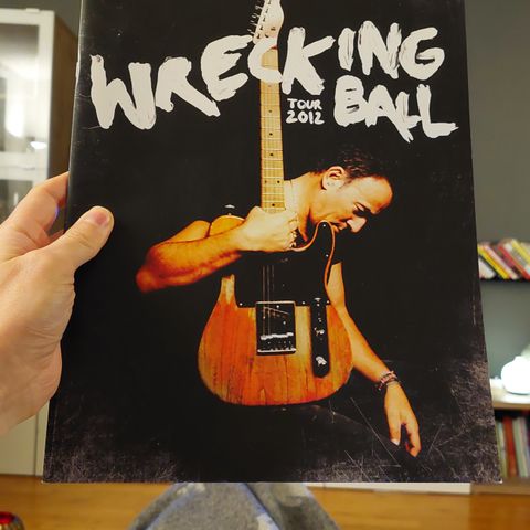 Bruce Springsteen Wrecking Ball turneprogram