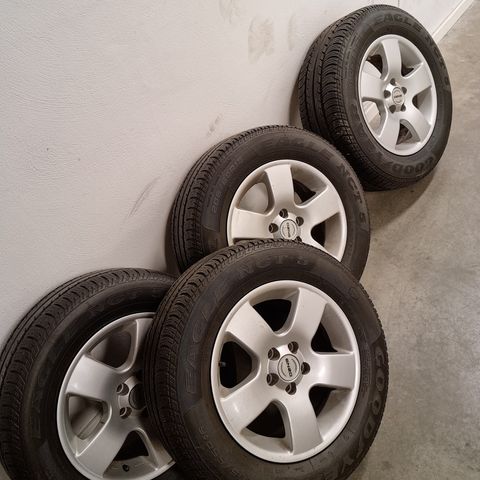 4x Sommerdekk 205/65R15, lettmetall felg