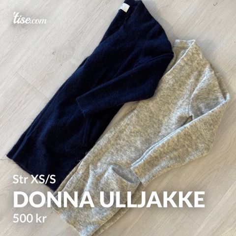 Donna cardigan i ull