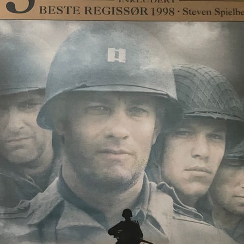 Redd menig Ryan, saving private ryan DVD. Tom Hanks, Steven Spielberg.