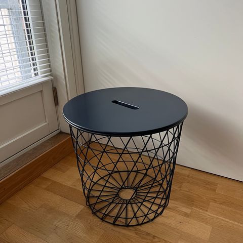 KVISTBRO Storage black table, size 44 cm (Used but in Great Condtion)