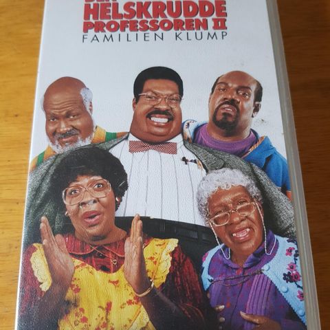 Den Helskrudde Professoren 2 med Eddie Murphy vhs