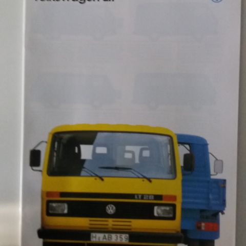 Volkswagen LT -brosjyre. (NORSK)