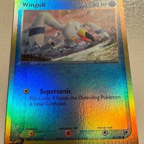 Vintage! Wingull [Reverse Holo] #84 Pokemon Sandstorm