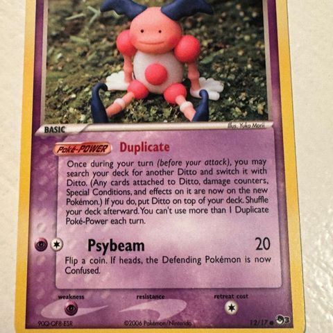 Ditto #12 Pokemon POP Series 3